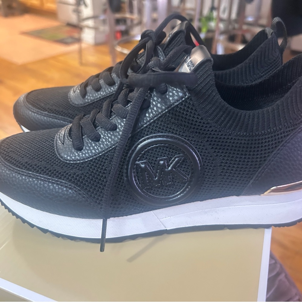 Michael Kors Black and White Women's Sneakers